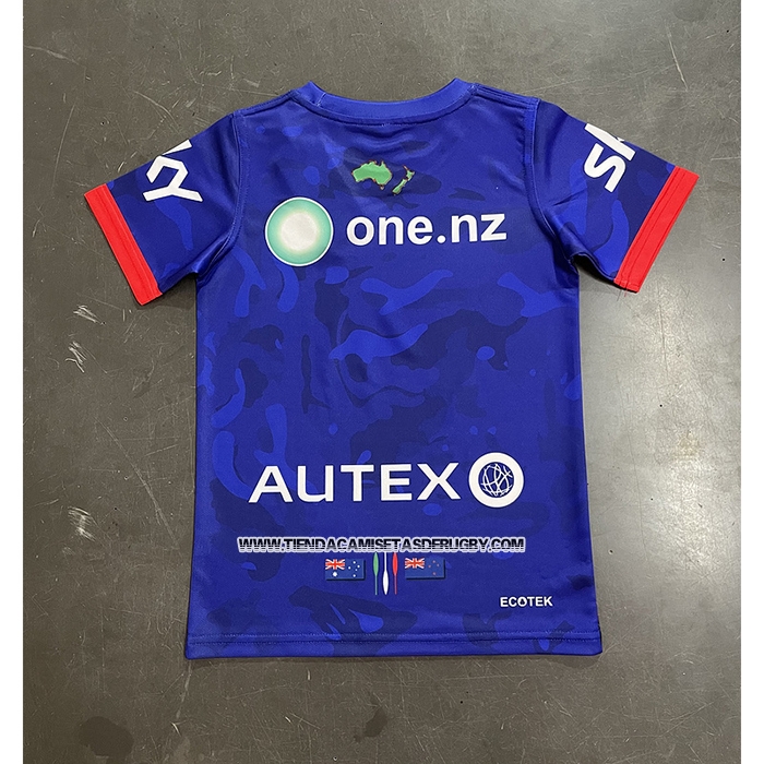 Camiseta Ninos Nueva Zelandia Warriors Rugby 2024 ANZAC